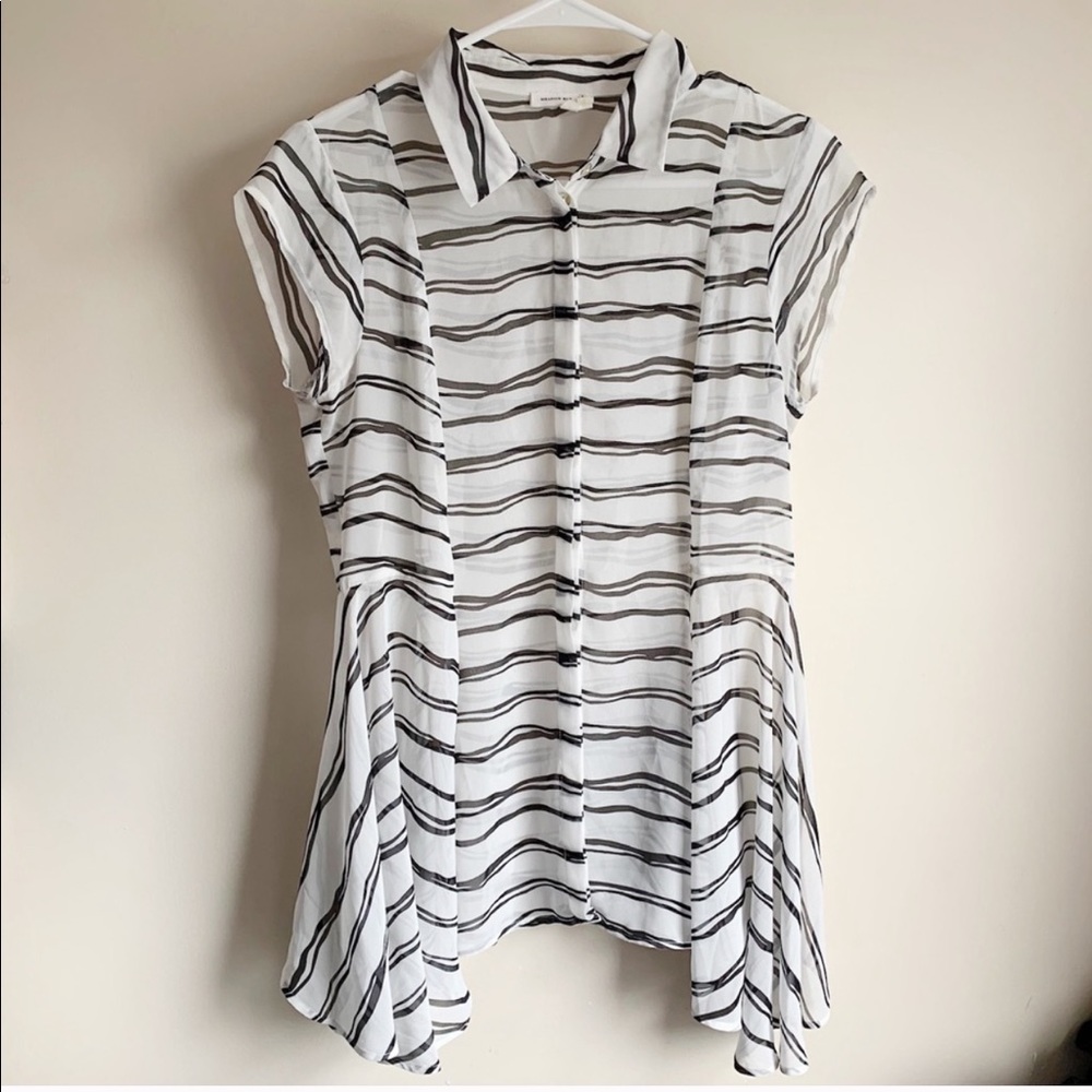 Anthropologie Meadow Rue Walking Tour Patterned Tank Top - Picture 2 of 8